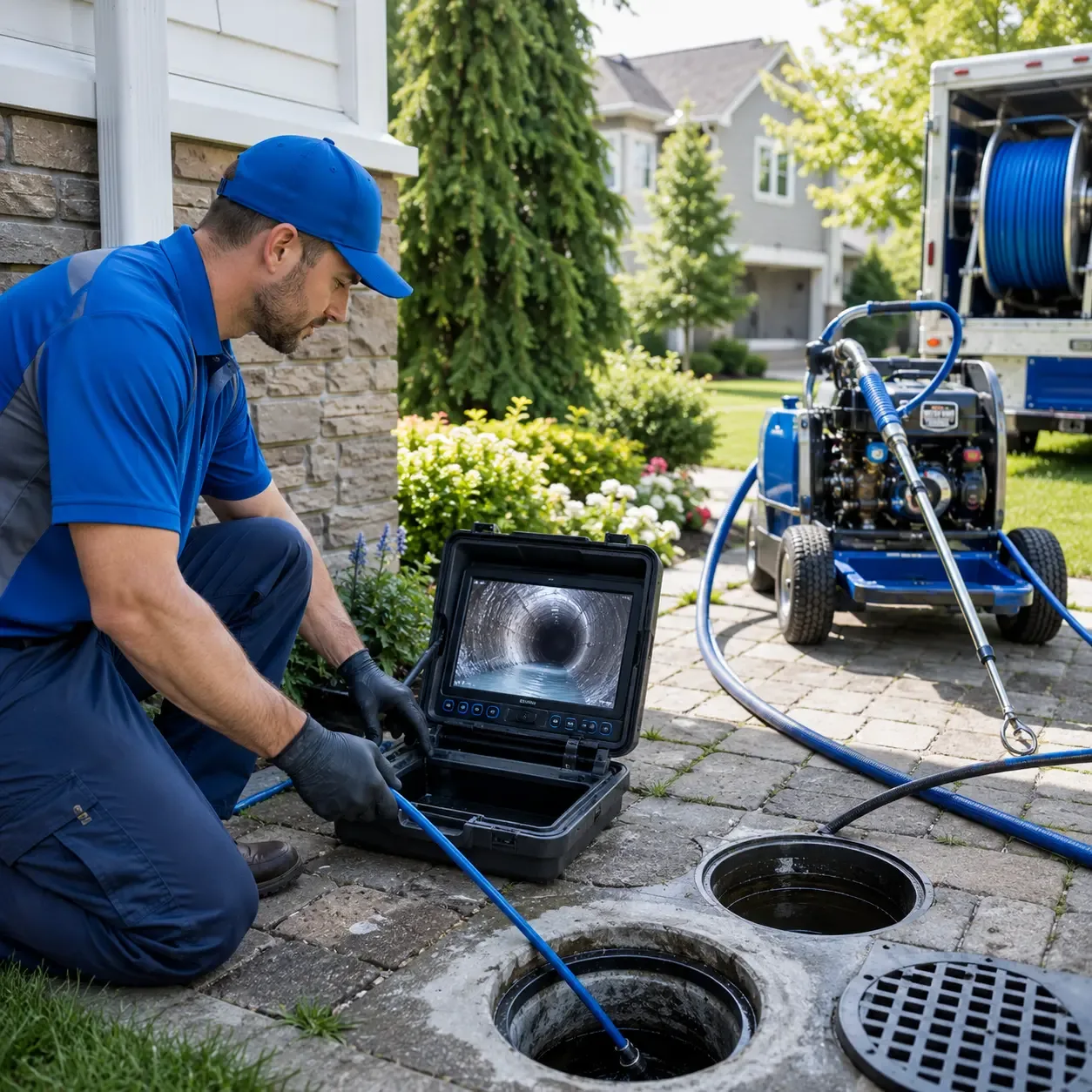 Outdoor drain cleaning professionals serving Logan, IL